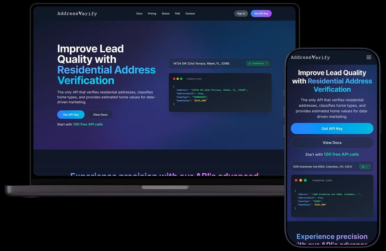 Address Verify — website built by Growth Key