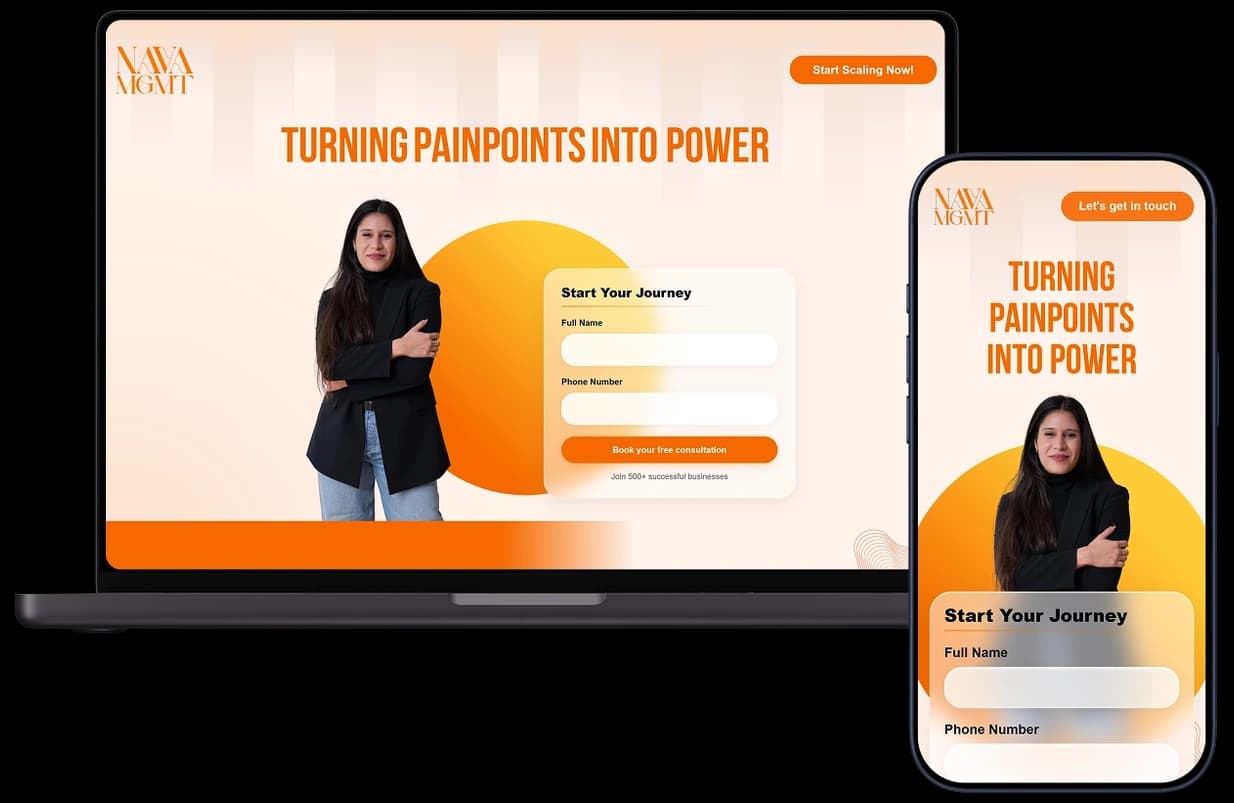 Nava MGT — website built by Growth Key