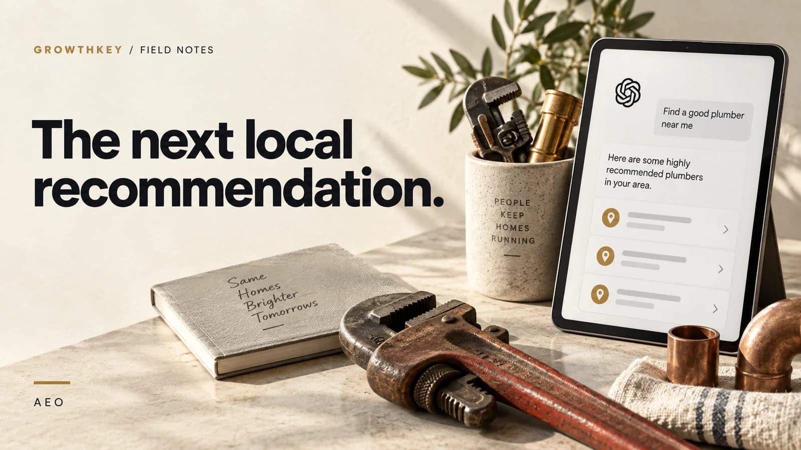 AI search for plumbers: getting recommended by ChatGPT