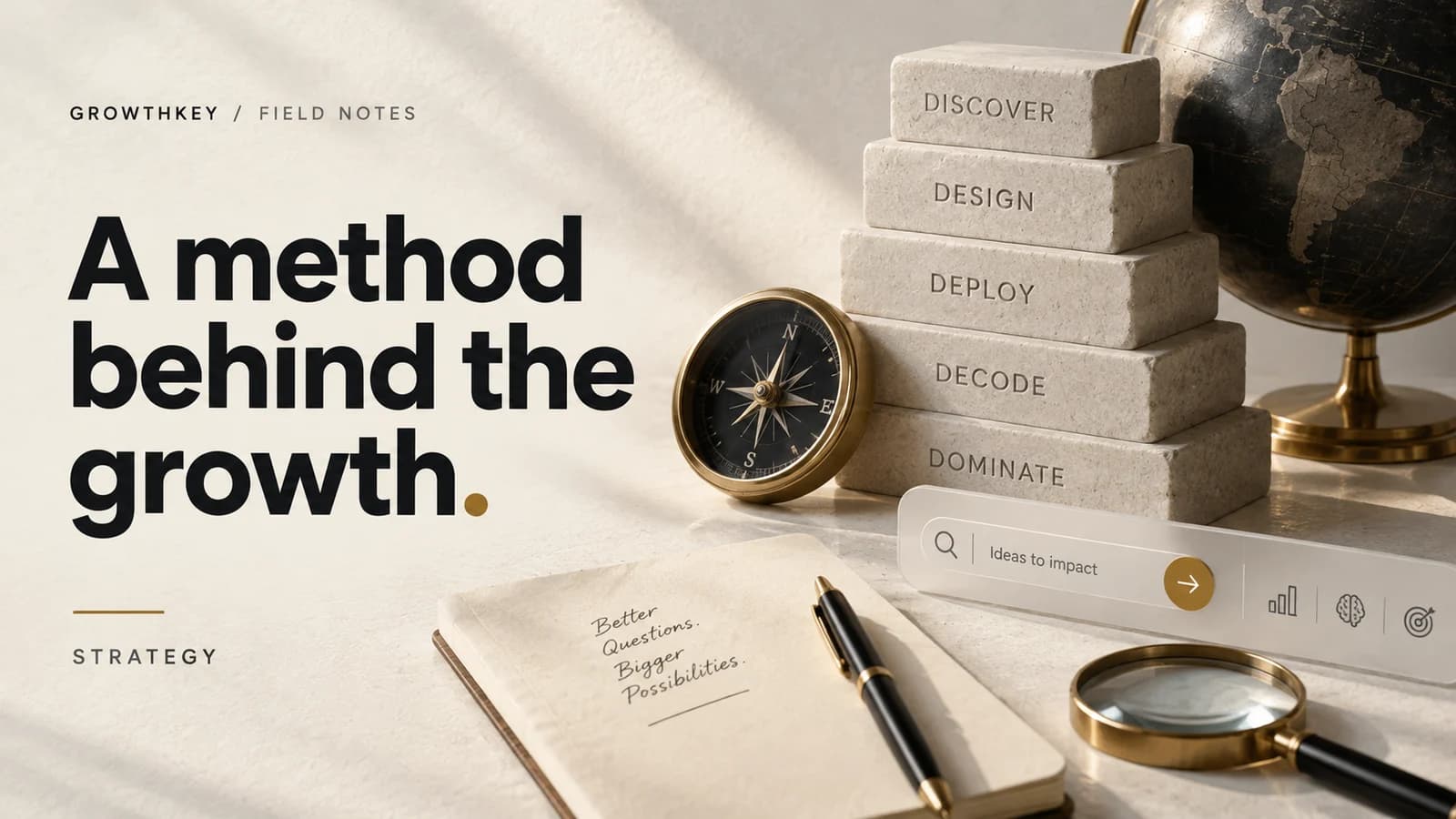 Inside the GrowthKey Method: Discover, Design, Deploy, Decode, Dominate