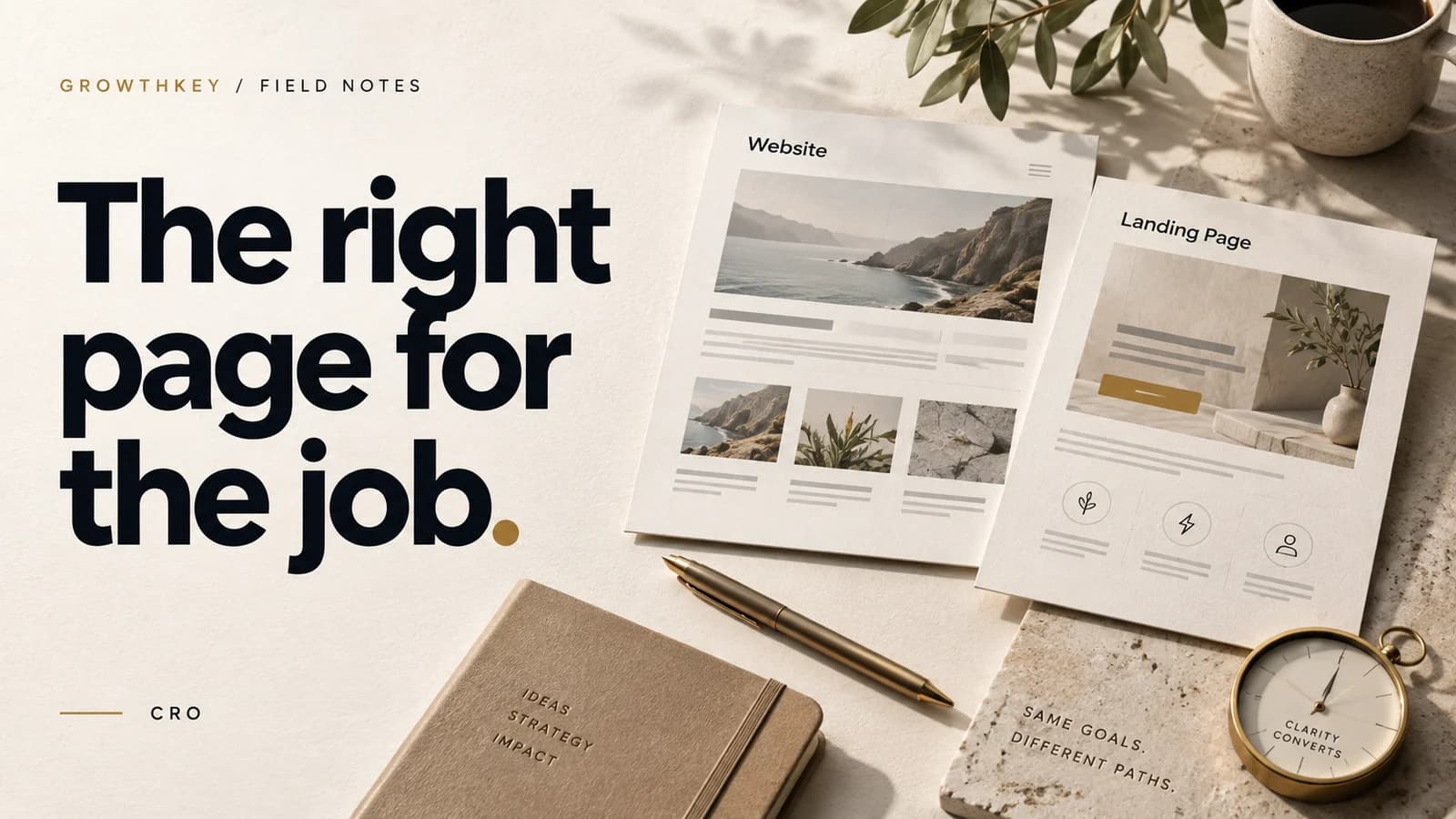 Do you need a new website, or just a landing page?