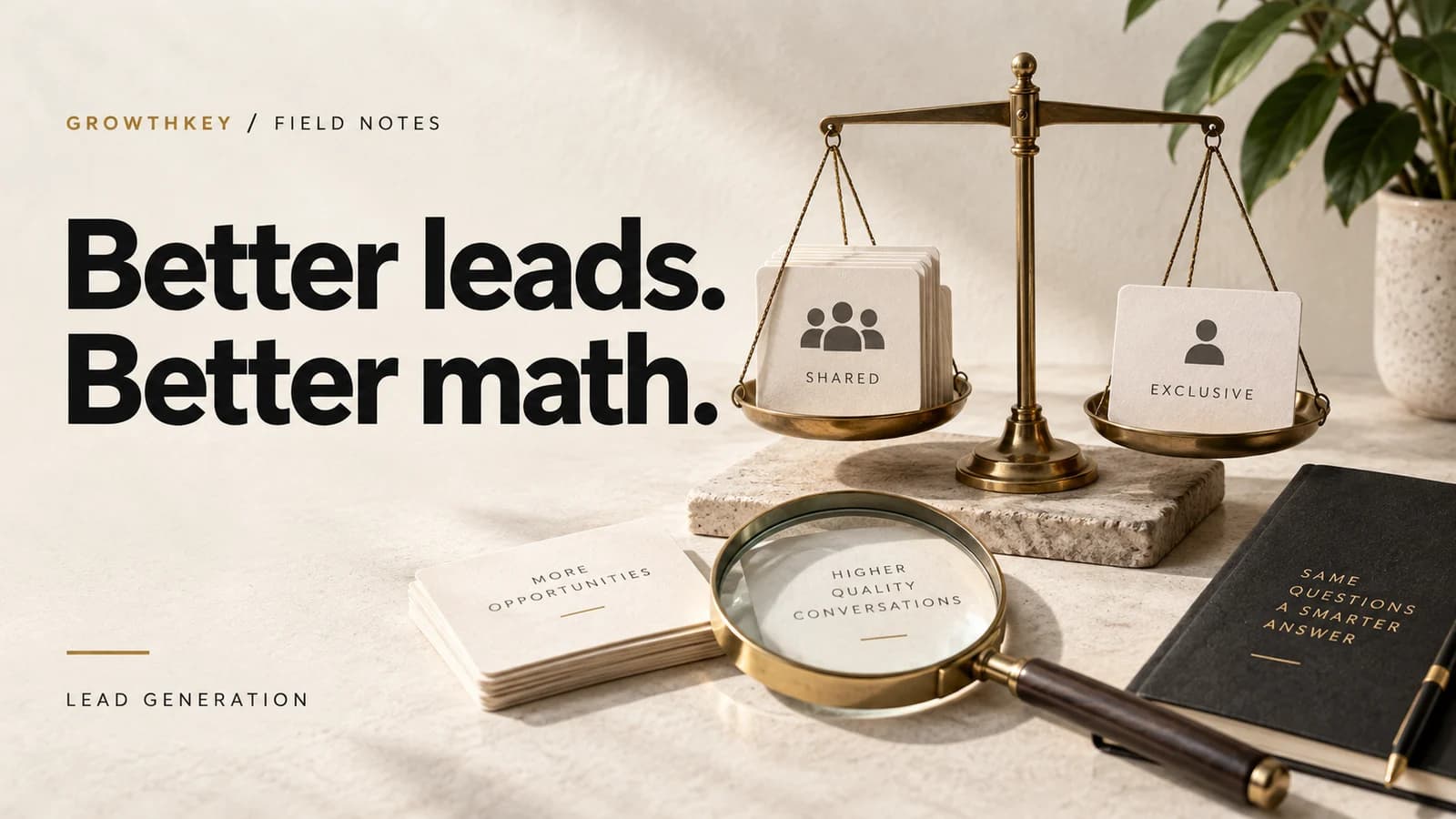 Shared leads vs. exclusive leads: the real math